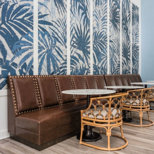 Work from home in our clubhouse lounge lounge chairs and tables