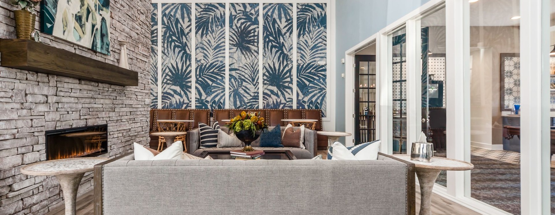 couches in large room